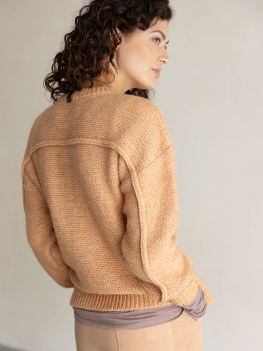 Recy-blend knit sweater