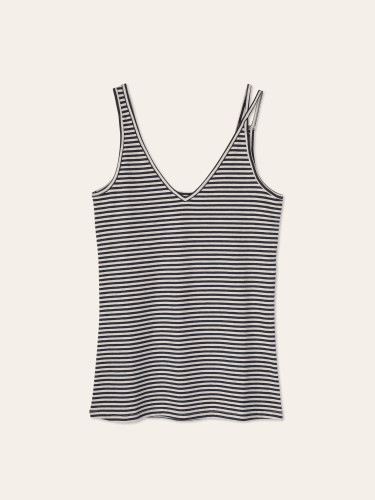 Two-way strap top stripes