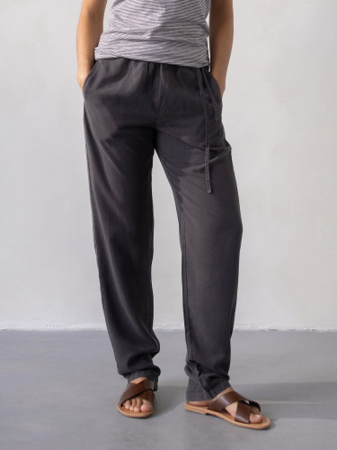 Loose lyocell woven pants