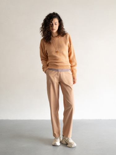 Wide woven pants