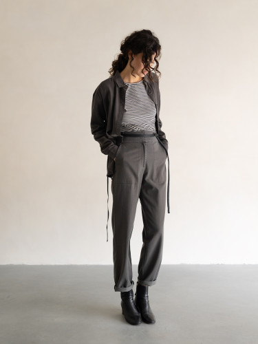 Wide woven pants